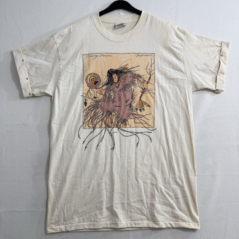 Vintage 90’s Hazelwood t shirt Dancing Princess Art t shirt USA XL Shoulder Pads